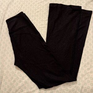 Black Textured Lululemon yoga pants